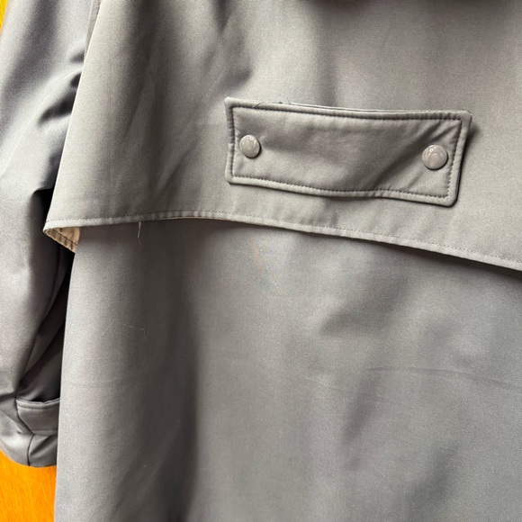 Nap Loungewear Hooded Drawstring Duck Down Filled Parka Coat Hazel Blue Large L - Picture 14 of 16